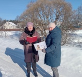 Уличная акция «Я вновь читаю пушкинские строки»