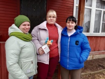 Акция-поздравление «Дарите женщинам улыбку»