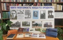 Литературно-краеведческий час "Здесь моя юность когда-то бродила..."