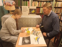 Зоопортрет "Непоседа,невеличка - желтогрудая синичка"